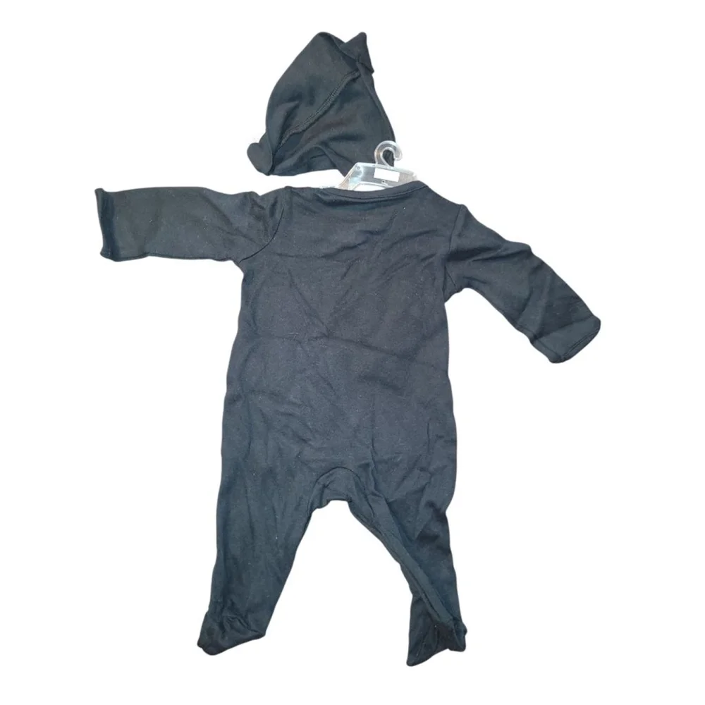 Unisex Baby Carter's Black White Skeleton Halloween Costume - Picture 3 of 5